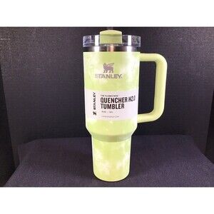 Stanley Flowstate Tumbler 40oz CITRON TIE DYE LIMITED EDITION Quencher H2.0 New